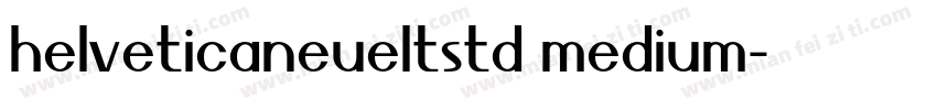 helveticaneueltstd medium字体转换